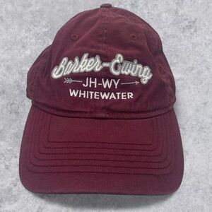 Barker-Ewing JH-WY Whitewater Maroon Baseball Cap OURAY Sportswear Adjustable